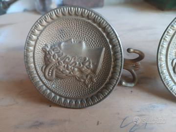 appendiabiti in ottone vintage 