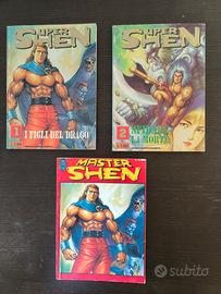 Lotto 3 Fumetti Vintage: Super Shen 1 e 2 + Master