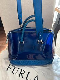 Borsa bauletto Furla blu