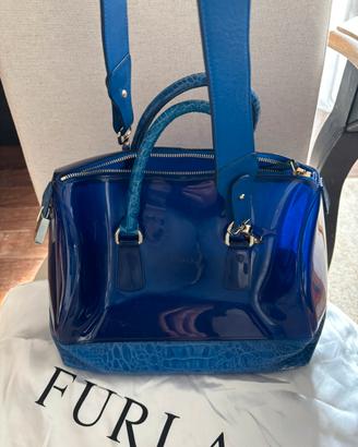 Borsa bauletto Furla blu