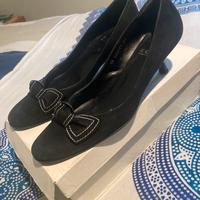 Scarpe pelle nera scamosciata Koan (Coin)