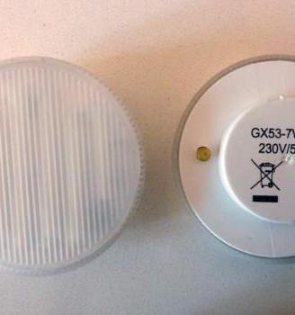 4 Lampade GX53 ( 230V - 7W )