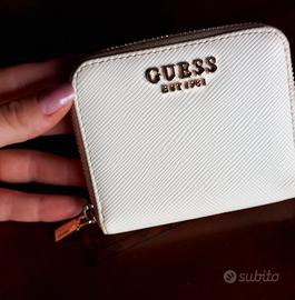 portafoglio Guess bianco