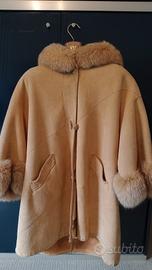 cappotto vintage montone e volpe 