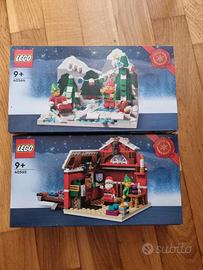 lego natale 40564 casa elfi e 40565 laboratorio 
