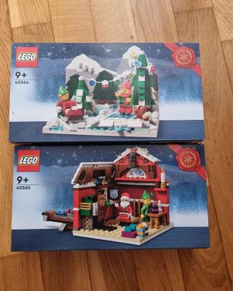 lego natale 40564 casa elfi e 40565 laboratorio 