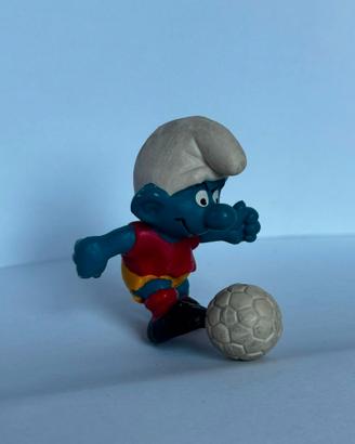 Puffo Calciatore vintage originale anni '70