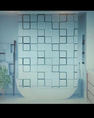 Tenda a Rullo Per Box Doccia Tessuto 100×250 