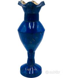 Vaso artigianale in Lapislazzuli naturale