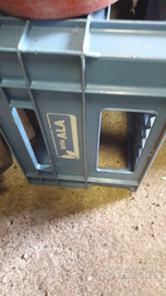 Vecchia cassetta Latte Ala vintage