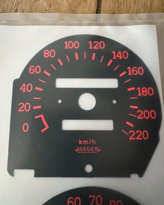 Fondini cruscotto Renault 5 gt turbo nuovi