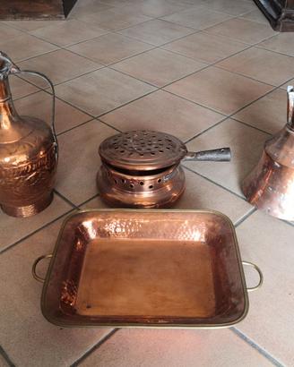 SET OGGETTI IN RAME