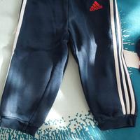 pantaloni felpati adidas blu