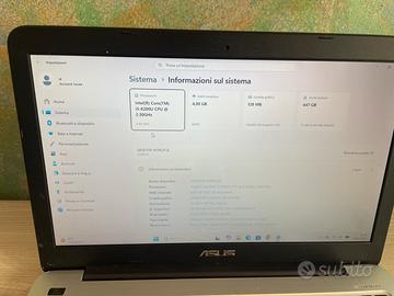 Computer portatile ASUS Vivobook X556