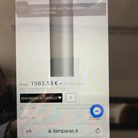 2 Fari SIMES da esterno alti 2,20 mt nuovi-