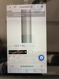 2 Fari SIMES da esterno alti 2,20 mt nuovi-