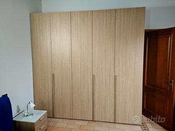Camera da letto completa Armadio, comodini, letto