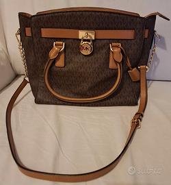 Michael Kors Hamilton originale marrone  tracolla