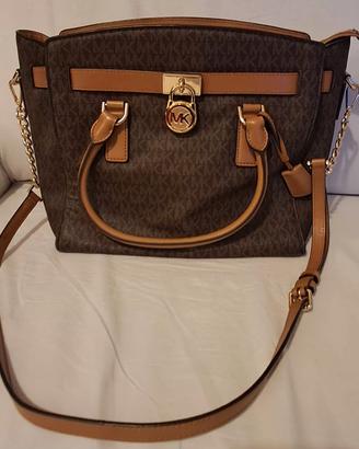 Michael Kors Hamilton originale marrone  tracolla