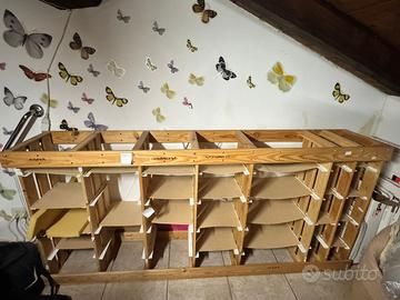 Scaffale IKEA  Organizer con ripiani e scomparti