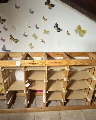 Scaffale IKEA  Organizer con ripiani e scomparti