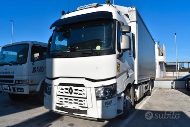 Renault trucks t 460 p4x2 11l e6 cassone + centina