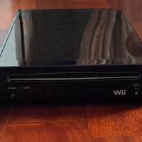 Nintendo Wii nera con accessori e scatola
