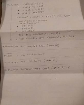 Raccolta Gardenia e Riviste Giardinaggio - Update