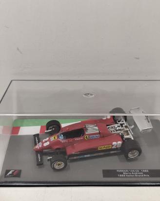Modellino F1 Ferrari 126 C2 (1982) Mario Andretti