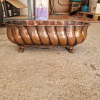 portavaso fioriera in rame