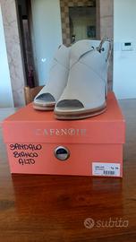 Sandali Cafènoir in pelle bianca