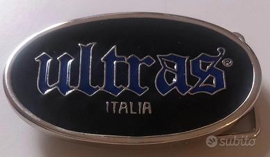 FIBBIA IN METALLO ULTRAS ITALIA BLACK BRAIN