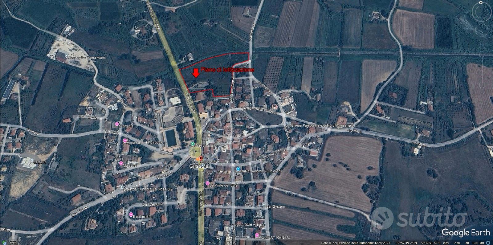 Terreni edificabili nel Comune di Girasole - Vista 3