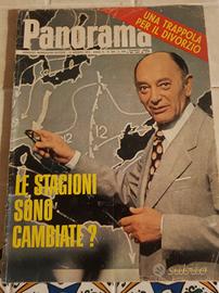 rivista Panorama anno 1972