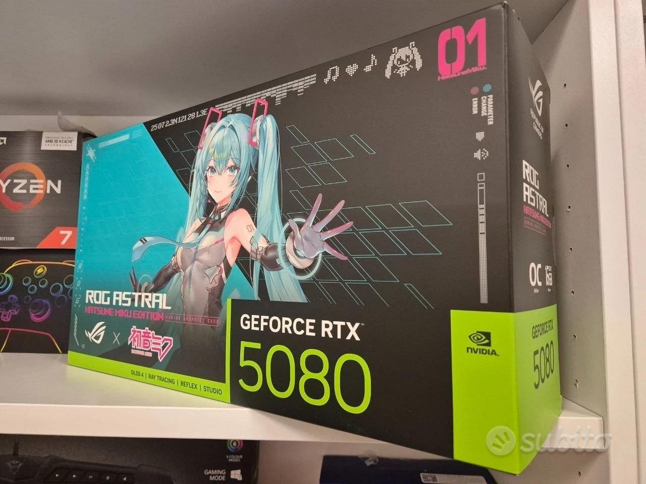 NVIDIA ASUS ROG ASTRAL GeForce RTX 5080 OC Hatsune - Informatica In ...