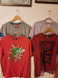 set 3 magliette a mezza manica,t. L