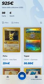 Lotto varie carte pokemon