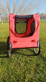 Carrello bici per cani