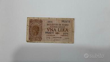 1 LIRA LAUREATA COLLEZIONISMO MONETE