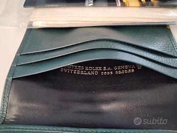 Rolex portafoglio porta documenti o passaporto