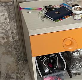 Letto singolo con altro letto sotto