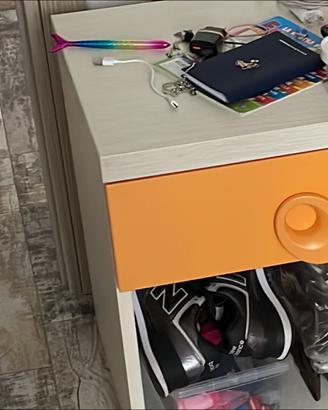 Letto singolo con altro letto sotto