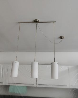 Lampadario con 3 punti luce