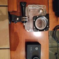 fotocamera subacquea 4k con tutti gli accessori 