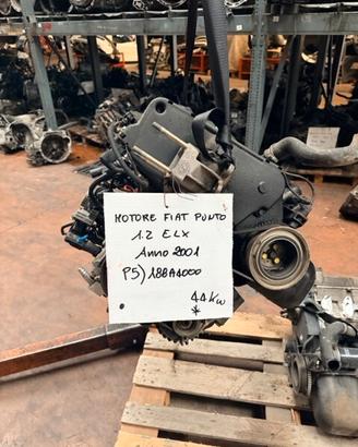 Motore Fiat Punto 1.2 ELX Anno 2001 Codice Motore 
