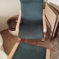 Ikea poang sedia ergonomica