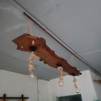 lampadario rustico 