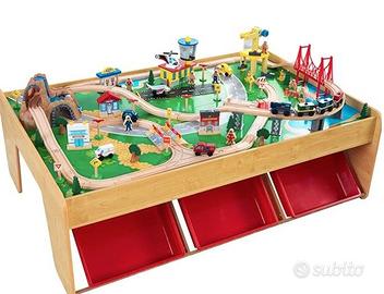 TAVOLO DA GIOCO IN LEGNO PER BAMBINI