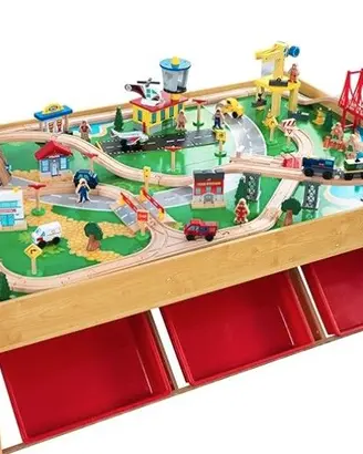 TAVOLO DA GIOCO IN LEGNO PER BAMBINI