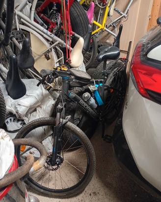 Lotto due bici quella grigia e la Mountain bike